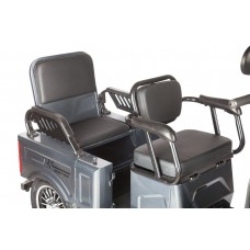 Пассажирский Электротрицикл Rutrike Gelbert Tuban 48V/60V 600Вт купить с доставкой. Трицикл для взрослых