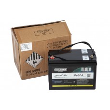 Литиевый тяговый аккумулятор Gelbert LiFePO4 (24V/100Ah/120А/2,400Wh) Bluetooth