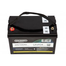Литиевый тяговый аккумулятор Gelbert LiFePO4 (24V/100Ah/120А/2,400Wh) Bluetooth
