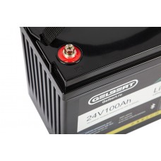 Литиевый тяговый аккумулятор Gelbert LiFePO4 (24V/100Ah/120А/2,400Wh) Bluetooth