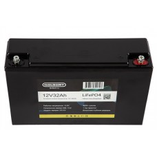 Литиевый тяговый аккумулятор Gelbert LiFePO4 (12V/32Ah/32A/384Wh) [6-EVF-32]