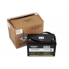 Литиевый тяговый аккумулятор Gelbert LiFePO4 (24V/50Ah/80A/1,200Wh) BT/Display
