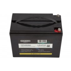 Литиевый тяговый аккумулятор Gelbert LiFePO4 (12V/40Ah/40A/480Wh) [6-EVF-45]